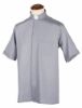 Imagen de Camisa Cleriman Cuello Clergy Tirilla manga corta mezcla algodón Felisi 1911 Blanco Azul Celestial Gris Claro Gris Medio Gris Oscuro Negro 