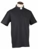 Picture of Tab-Collar Clergy Polo Shirt short sleeve Piquet Cotton Felisi 1911 Blue Light Grey Dark Grey Black 