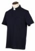 Picture of Tab-Collar Clergy Polo Shirt short sleeve Jersey Cotton Felisi 1911 Blue Light Grey Dark Grey Black 