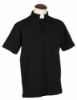 Picture of Tab-Collar Clergy Polo Shirt short sleeve Jersey Cotton Felisi 1911 Blue Light Grey Dark Grey Black 