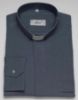 Imagen de Camisa Cleriman Cuello Clergy Tirilla manga larga Algodón Fil a Fil Felisi 1911 Azul Celestial Gris Claro Gris Medio Gris Oscuro Negro 