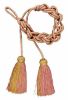 Picture of Cincture Solomon knot Gold/color Tassel Acetate Felisi 1911 Red Violet Green Flag White Pink 