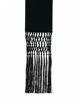 Picture of Ecclesiastical Fascia Sash for Cassock H. cm 12 (4,7 inch) Fringes Pure Viscose Felisi 1911 Black Purple Band Cincture