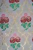 Picture of Flowery Lampas (Lampasso) Rose Garden H. cm 160 (63 inch) Lurex Fabric Red Violet White Olive Green Ancient Pink Purple for liturgical Vestments