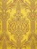 Picture of Floral Drape H. cm 160 (63 inch) Yellow Gold Polyester Viscose Fabric for liturgical Vestments