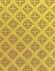 Picture of Drape Crosses Rhombs H. cm 160 (63 inch) Yellow Gold Polyester Viscose Fabric for liturgical Vestments