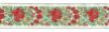 Picture of Galloon Lamé flowers H. cm 5 (2,0 inch) Pure Polyester Fabric Red Celestial Violet Green Flag Ivory Black White Asbestos Blue Light Blue Trim Orphrey Banding for liturgical Vestments 