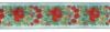 Picture of Galloon Lamé flowers H. cm 5 (2,0 inch) Pure Polyester Fabric Red Celestial Violet Green Flag Ivory Black White Asbestos Blue Light Blue Trim Orphrey Banding for liturgical Vestments 