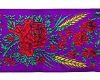 Picture of Galloon Eears of Corn H. cm 5 (2,0 inch) Pure Polyester Fabric Red Celestial Violet Green Flag Ivory Black White Asbestos Blue Light Blue Trim Orphrey Banding for liturgical Vestments 