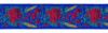 Picture of Galloon Eears of Corn H. cm 5 (2,0 inch) Pure Polyester Fabric Red Celestial Violet Green Flag Ivory Black White Asbestos Blue Light Blue Trim Orphrey Banding for liturgical Vestments 