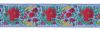 Picture of Galloon Eears of Corn H. cm 5 (2,0 inch) Pure Polyester Fabric Red Celestial Violet Green Flag Ivory Black White Asbestos Blue Light Blue Trim Orphrey Banding for liturgical Vestments 