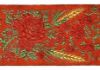 Picture of Galloon Eears of Corn H. cm 7,5 (2,95 inch) Pure Polyester Fabric Red Celestial Violet Green Flag Ivory Black White Asbestos Blue Light Blue Trim Orphrey Banding for liturgical Vestments 