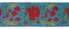 Picture of Galloon Eears of Corn H. cm 7,5 (2,95 inch) Pure Polyester Fabric Red Celestial Violet Green Flag Ivory Black White Asbestos Blue Light Blue Trim Orphrey Banding for liturgical Vestments 