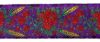 Picture of Galloon Eears of Corn H. cm 7,5 (2,95 inch) Pure Polyester Fabric Red Celestial Violet Green Flag Ivory Black White Asbestos Blue Light Blue Trim Orphrey Banding for liturgical Vestments 