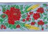 Picture of Galloon Eears of Corn H. cm 7,5 (2,95 inch) Pure Polyester Fabric Red Celestial Violet Green Flag Ivory Black White Asbestos Blue Light Blue Trim Orphrey Banding for liturgical Vestments 