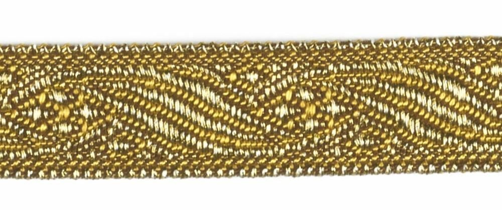 Galloon antique Gold for furniture H. cm 1,2 (0,47 inch) Polyester and ...