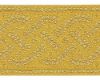 Picture of Galloon Golden Thread Mosaic H. cm 9 (3,5 inch) Polyester and Acetate Fabric Yellow Red Olive Green Violet Yellow Gold Burgundy Trim Orphrey Banding for liturgical Vestments 