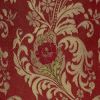 Picture of Flowery Lampas (Lampasso) Golden Thread Flower H. cm 160 (63 inch) Acetate Polyester Fabric Red Violet Black Blue Night Ivory Antique for liturgical Vestments