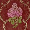 Picture of Flowery Lampas (Lampasso) Rose Garden H. cm 160 (63 inch) Lurex Fabric Red Violet White Olive Green Ancient Pink Purple for liturgical Vestments