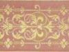 Picture of Orphrey Banding Fabric Floral Columns H. cm 18 (7,1 inch) Polyester Acetate Red Celestial Olive Green Violet Yellow White White Pink Antique Gold Ivory Bordeaux for liturgical Vestments 