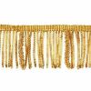 Picture of Bullion Fringe Trim Gold H. cm 5 (2,0 inch) Metallic thread Viscose Passementerie for liturgical Vestments