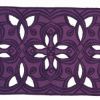 Imagen de Encaje H. cm 16 (6,3 inch) Viscosa Poliéster Rojo Verde Oliva Morado Puntilla Bolillo Bordado para Vestiduras litúrgicas