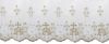 Picture of Lace JHS symbol H. cm 27 (10,6 inch) Pure Cotton Brilliant Gold White/Gold Lacework Edging for liturgical Vestments 