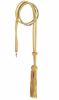 Picture of Cord Tassel tripolin gold and Solomon knot 1 pass-through Cotton blend Gold for pectoral Cross and liturgical Vestments