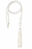 Picture of Cord Tassel 1 pass-through Cotton blend Yellow Red Celestial Violet Green Flag Ivory White for pectoral Cross