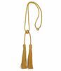 Picture of Cord Tassel twisted gold 2 Tassels Metallic thread and Viscose for liturgical Stole