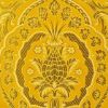 Picture of Lampas (Lampasso) Thistle Flower H. cm 160 (63 inch) Lurex Fabric Red Yellow Gold Violet White for liturgical Vestments