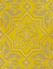 Picture of Byzantine Lampas (Lampasso) geometric H. cm 160 (63 inch) Polyester Acetate Fabric Red Yellow Gold Violet Green Flag White for liturgical Vestments