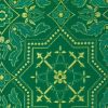 Picture of Byzantine Lampas (Lampasso) geometric H. cm 160 (63 inch) Polyester Acetate Fabric Red Yellow Gold Violet Green Flag White for liturgical Vestments