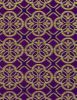 Picture of Lampas (Lampassetto) Daisy H. cm 160 (63 inch) Acetate Polyester Fabric Red Olive Green Yellow Gold Violet for liturgical Vestments