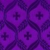 Picture of Damask Cross Olive Wheat H. cm 160 (63 inch) Acetate Fabric Red Celestial Olive Green Violet for liturgical Vestments