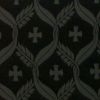 Picture of Damask Cross Olive Wheat H. cm 160 (63 inch) Acetate Fabric Ivory Black Pink for liturgical Vestments