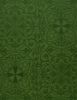 Picture of Damask Byzantium H. cm 160 (63 inch) Acetate Fabric Red Olive Green Violet Ivory for liturgical Vestments