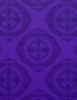 Picture of Damask Octagon H. cm 160 (63 inch) Acetate Fabric Red Olive Green Violet Ivory for liturgical Vestments