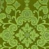 Picture of Filigree Damask Capital H. cm 160 (63 inch) Acetate Viscose Fabric Red Olive Green Violet Ivory for liturgical Vestments