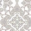 Picture of Filigree Damask Capital H. cm 160 (63 inch) Acetate Viscose Fabric Red Olive Green Violet Ivory for liturgical Vestments