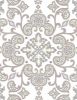 Picture of Filigree Damask Capital H. cm 160 (63 inch) Acetate Viscose Fabric Red Olive Green Violet Ivory for liturgical Vestments