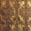 Picture of Floral Drape golden thread H. cm 160 (63 inch) Metallic thread Fabric for liturgical Vestments