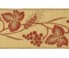 Picture of Galloon Golden Thread Eears of Corn and Grapes H. cm 9 (3,5 inch) Polyester and Acetate Fabric Trim Orphrey Banding for liturgical Vestments