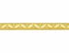 Picture of Galloon Golden Thread H. cm 1,5 (0,6 inch) Cotton blend Fabric Yellow Trim Orphrey Banding for liturgical Vestments 