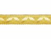 Picture of Galloon Gold ribbon H. cm 4 (1,6 inch) Metallic thread Fabric high content of Gold Trim Orphrey Banding for liturgical Vestments 