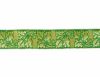 Picture of Galloon Gold Oak H. cm 4 (1,6 inch) Metallic thread Fabric high content of Gold Bordeaux Olive Green Violet Green Flag White Trim Orphrey Banding for liturgical Vestments 