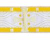 Picture of Galloon Cross H. cm 8 (3,1 inch) Viscose and Polyester Fabric Red Celestial Olive Green Violet Yellow White Yellow Trim Orphrey Banding for liturgical Vestments 