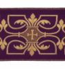 Picture of Orphrey Banding Fabric Cross H. cm 18 (7,1 inch) Polyester Acetate Red Celestial Olive Green Violet White White Pink Antique Gold Ivory Bordeaux for liturgical Vestments 