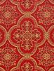 Picture of Byzantine Lampas (Lampasso) H. cm 160 (63 inch) Lurex Fabric Red Celestial Olive Green Yellow Gold Violet for liturgical Vestments