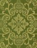 Picture of Filigree Sable Damask Capital H. cm 160 (63 inch) Acetate Viscose Fabric Red Olive Green Violet Ivory for liturgical Vestments